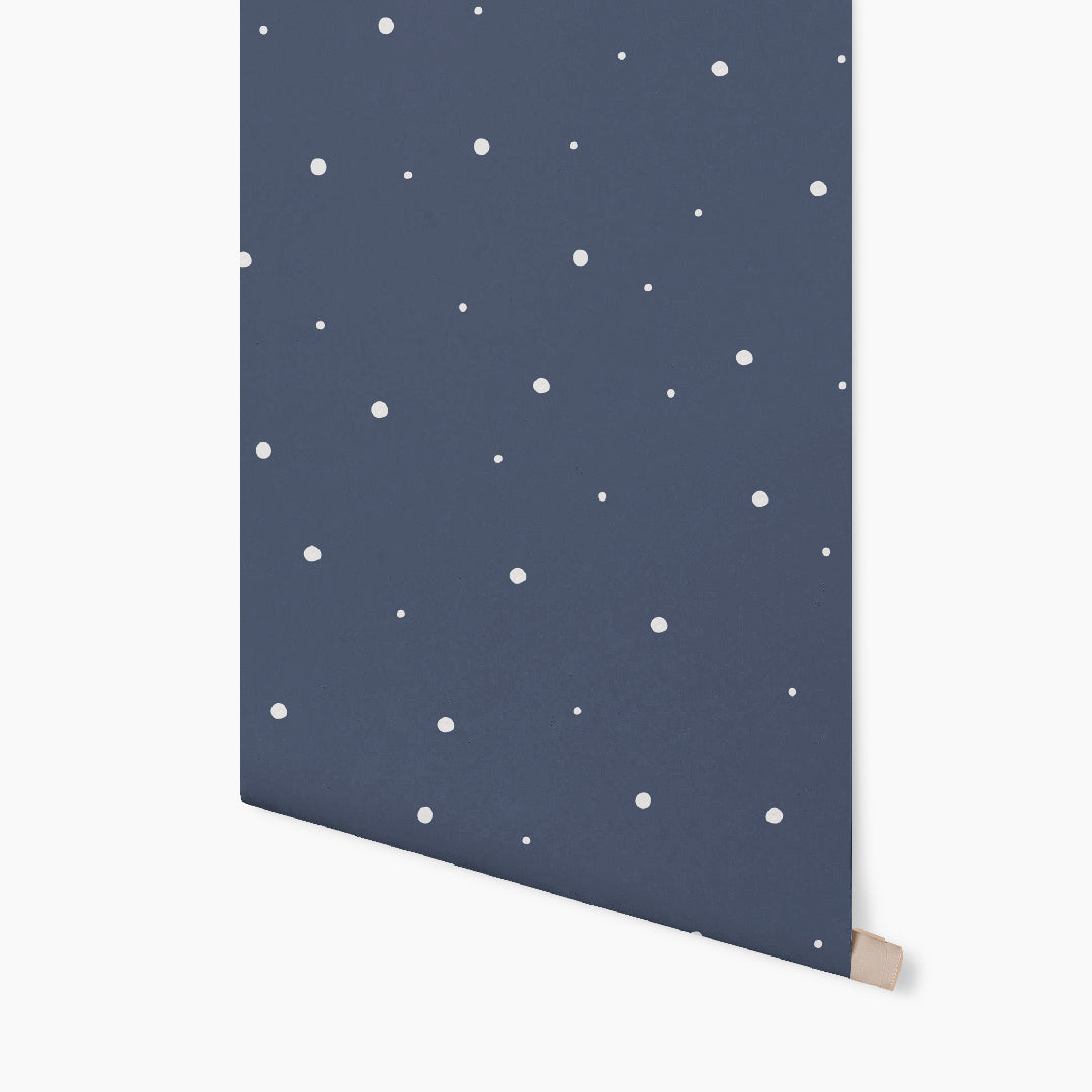 Watercolor Polka Dot White Wallpaper GAE126