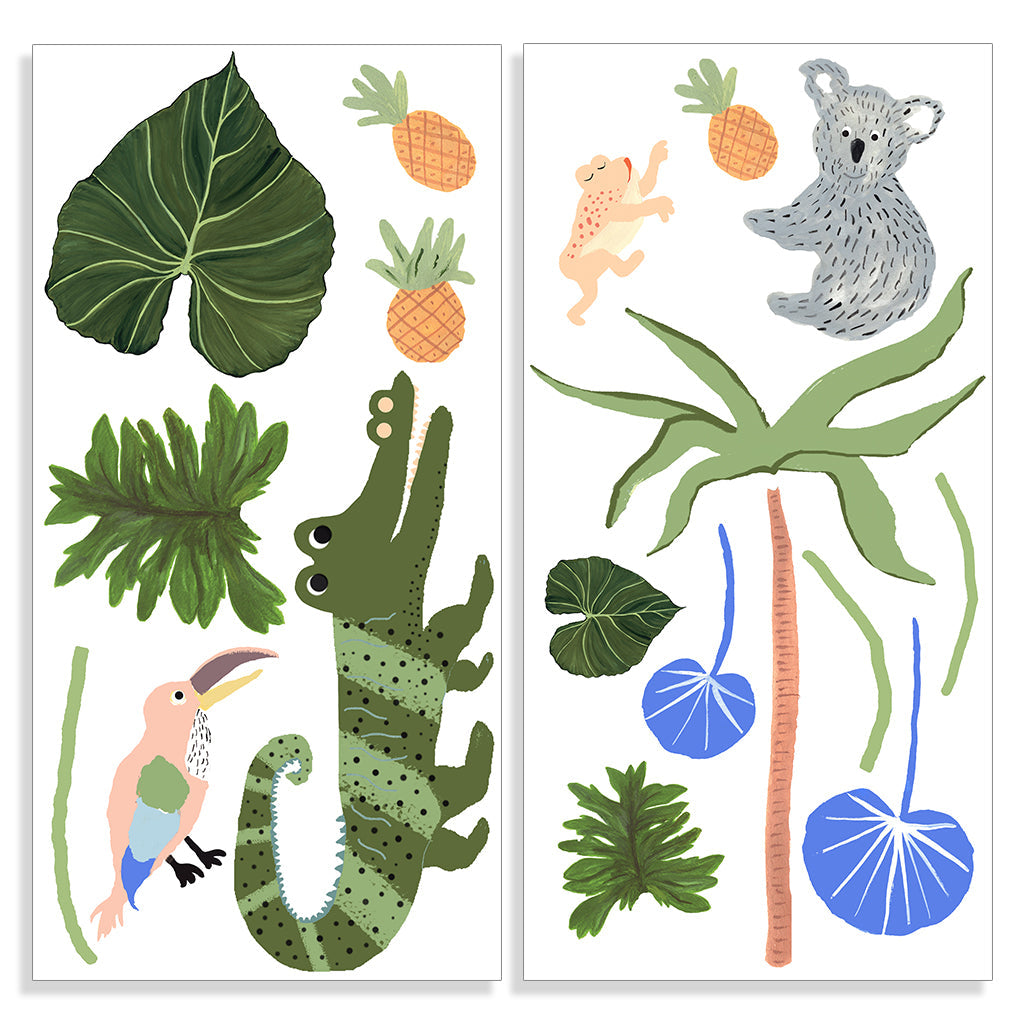 Timsah & Koala XL Duvar Etiketi