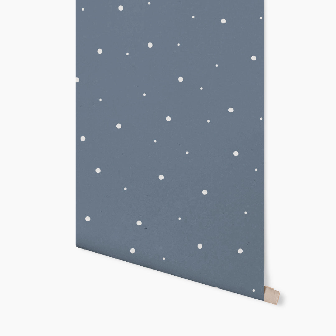 Watercolor Polka Dot White Wallpaper GAE126