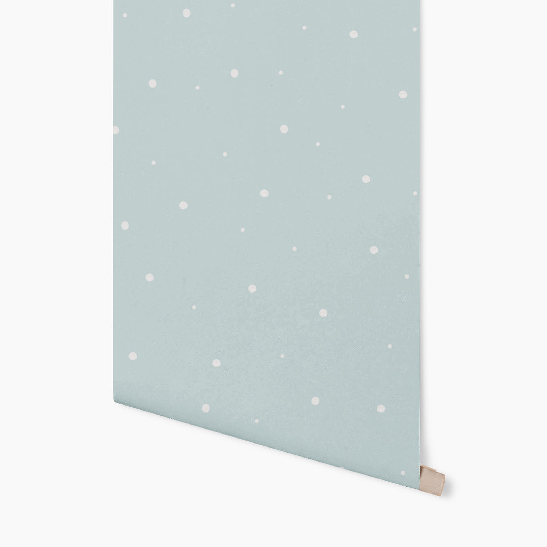 Watercolor Polka Dot White Wallpaper GAE126