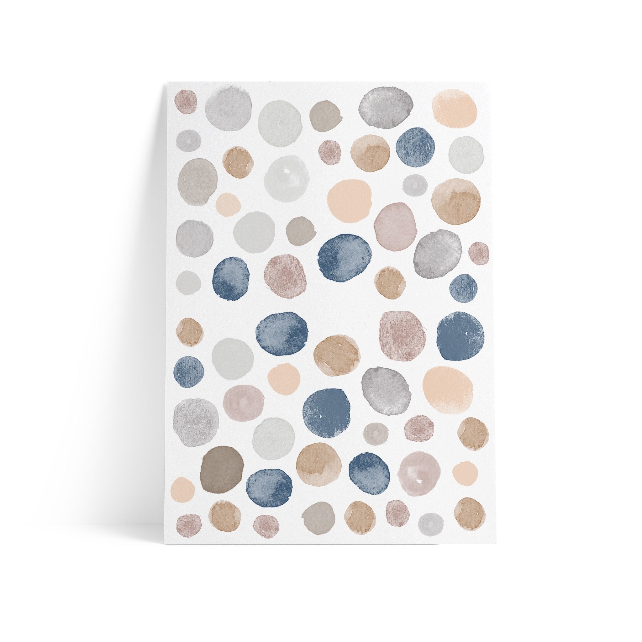 Watercolour Polka Dots Earth Wallpaper GAE104