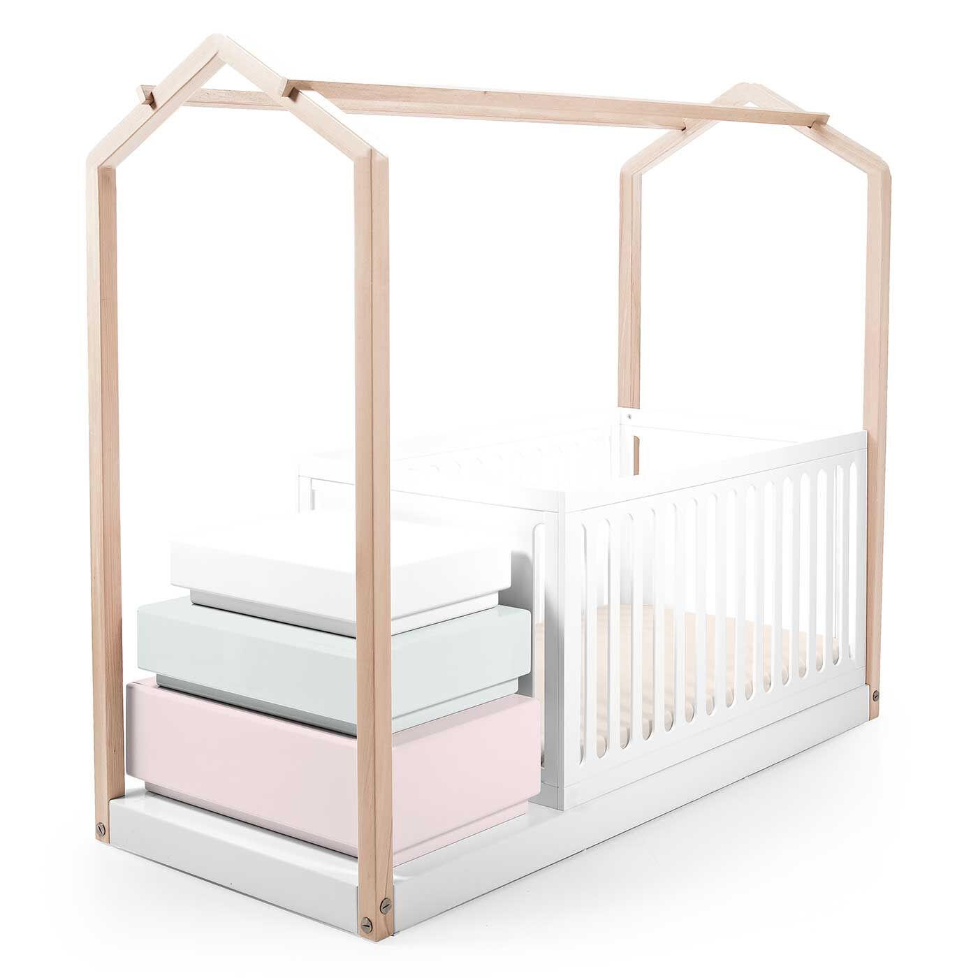 Casa E Crib Montessori Growing Baby Bed