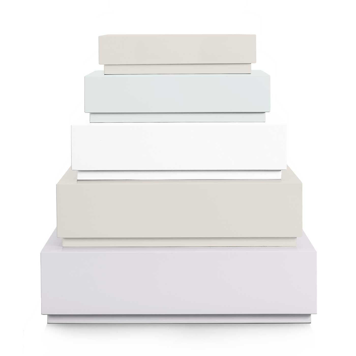 Pyramid Drawers Set 5 Drawer Dresser