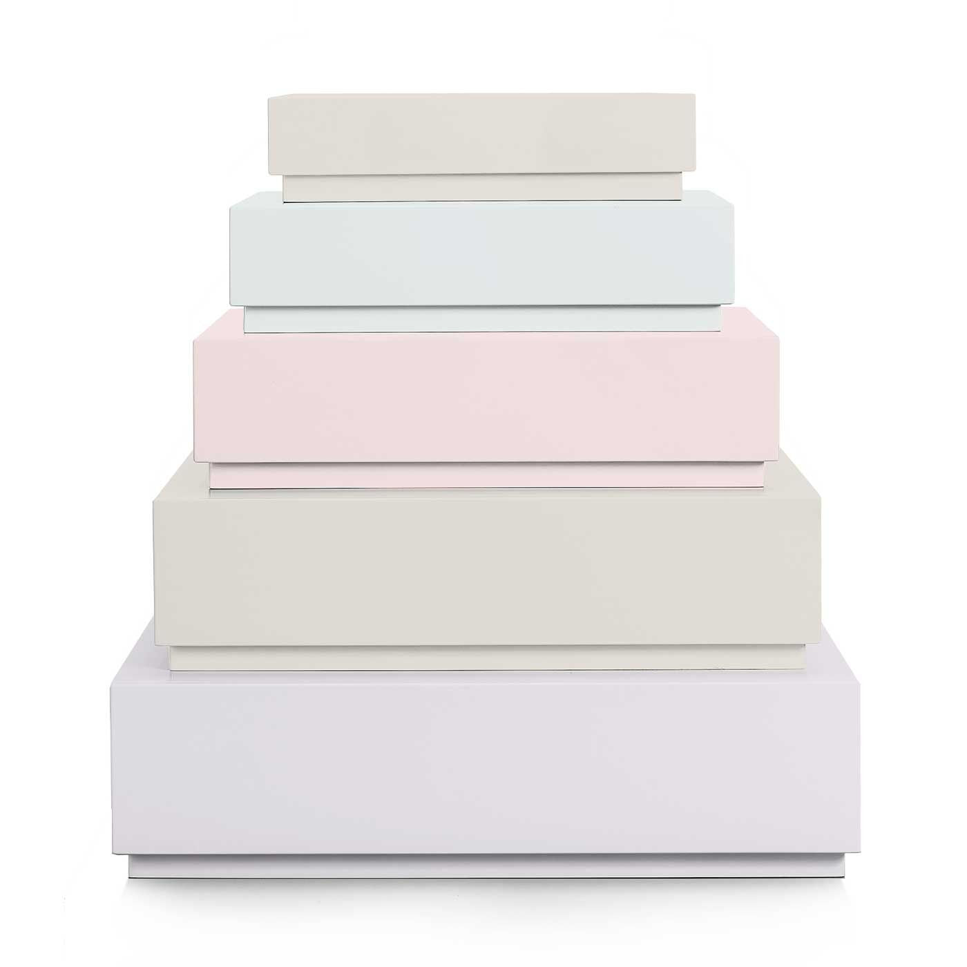 Pyramid Drawers Set 5 Drawer Dresser