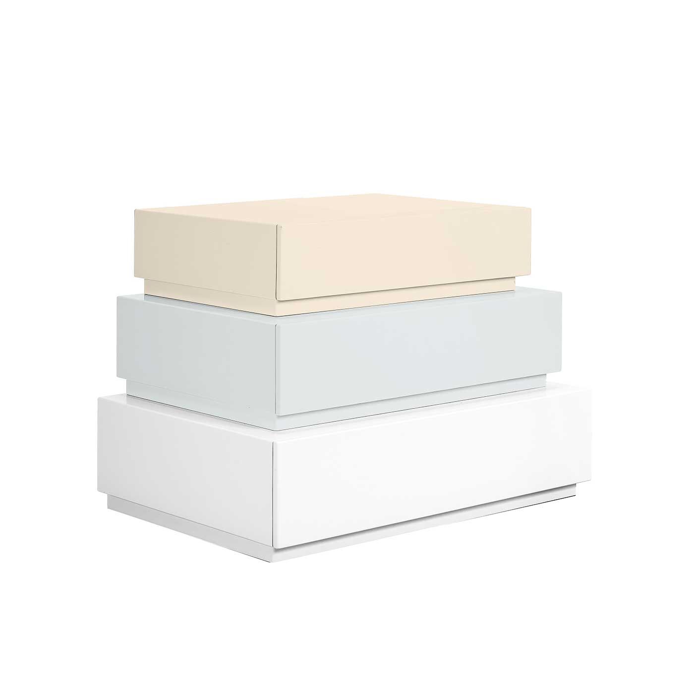 Pyramid Drawers Set of 3 Dresser