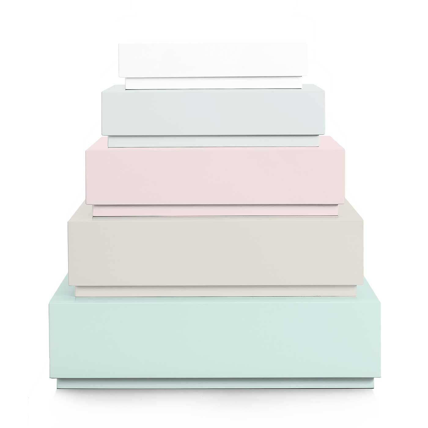 Pyramid Drawers Set 5 Drawer Dresser