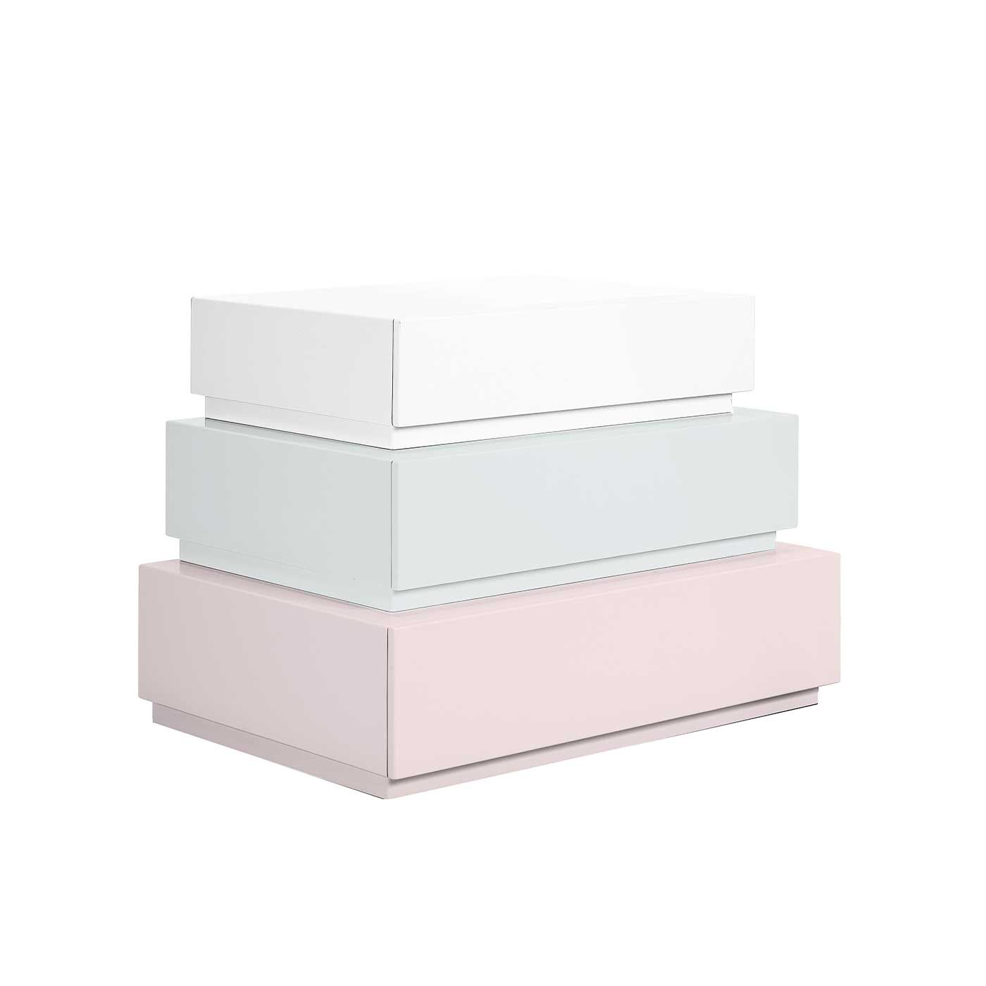 Pyramid Drawers Set of 3 Dresser