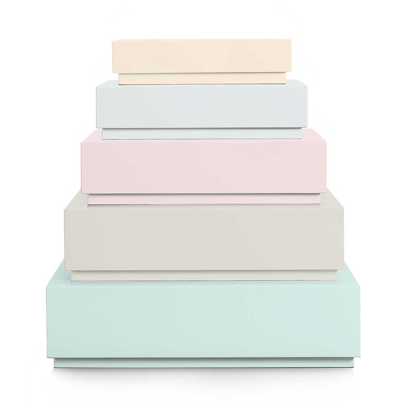 Pyramid Drawers Set 5 Drawer Dresser