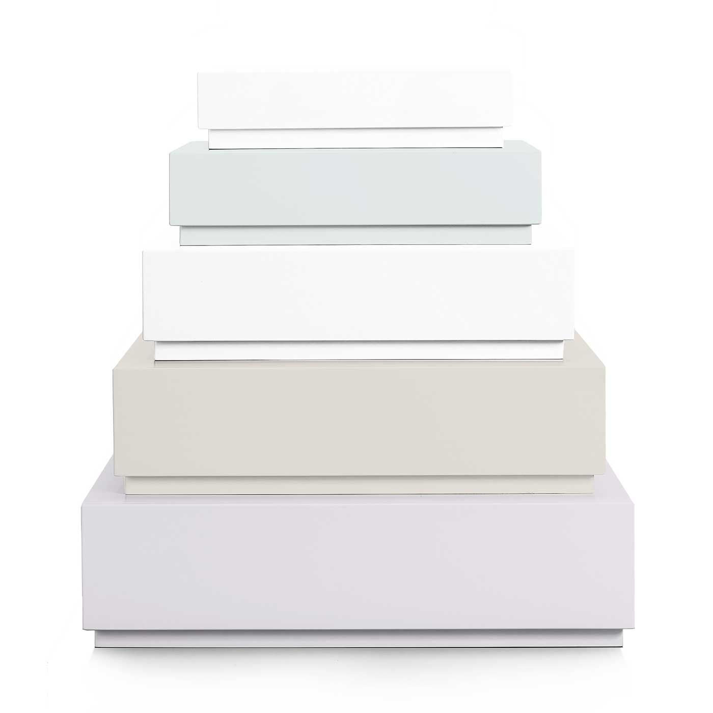 Pyramid Drawers Set 5 Drawer Dresser