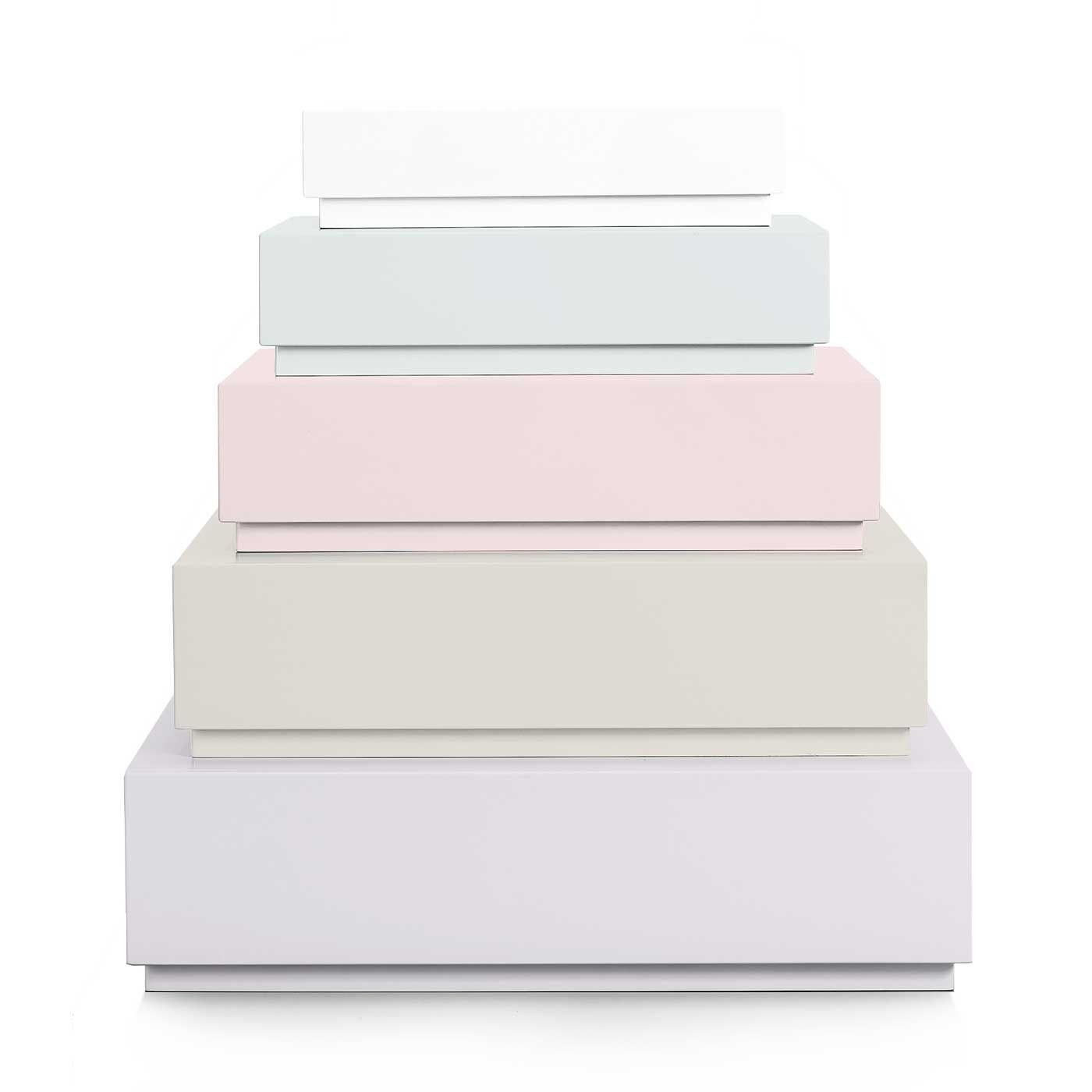 Pyramid Drawers Set 5 Drawer Dresser