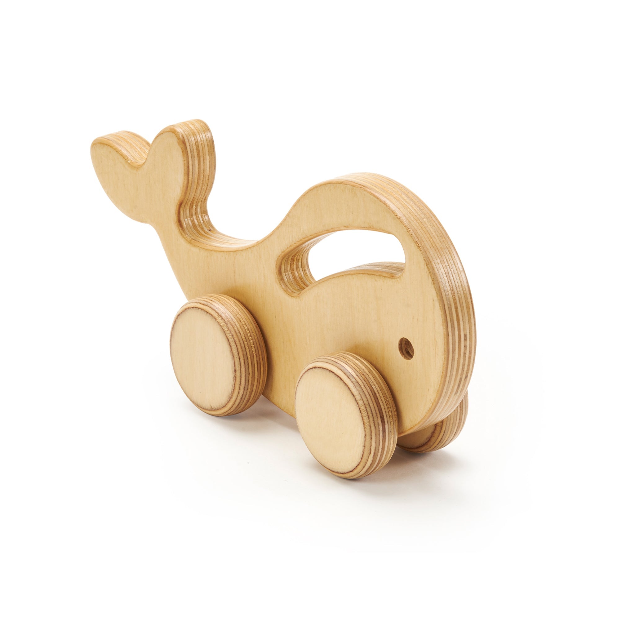 Whale Wheel Wooden Toy