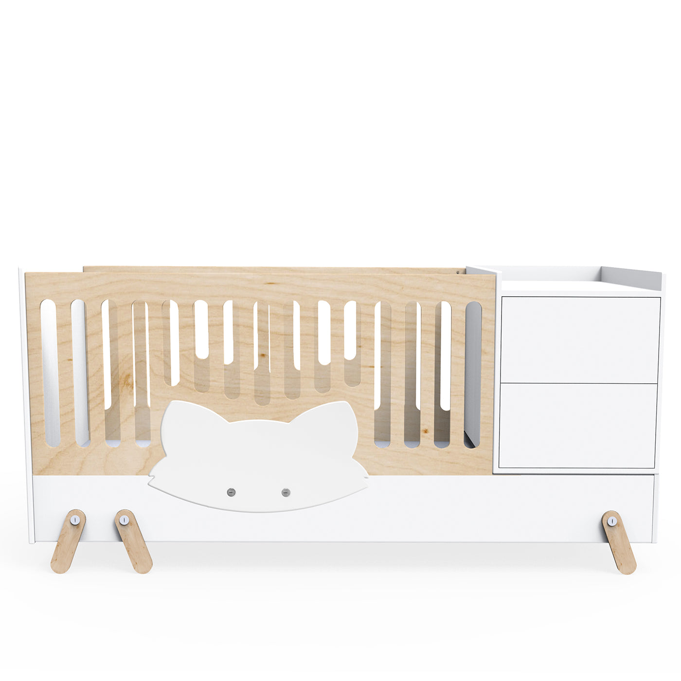 Fox E Lungo Natural Growing Baby Bed