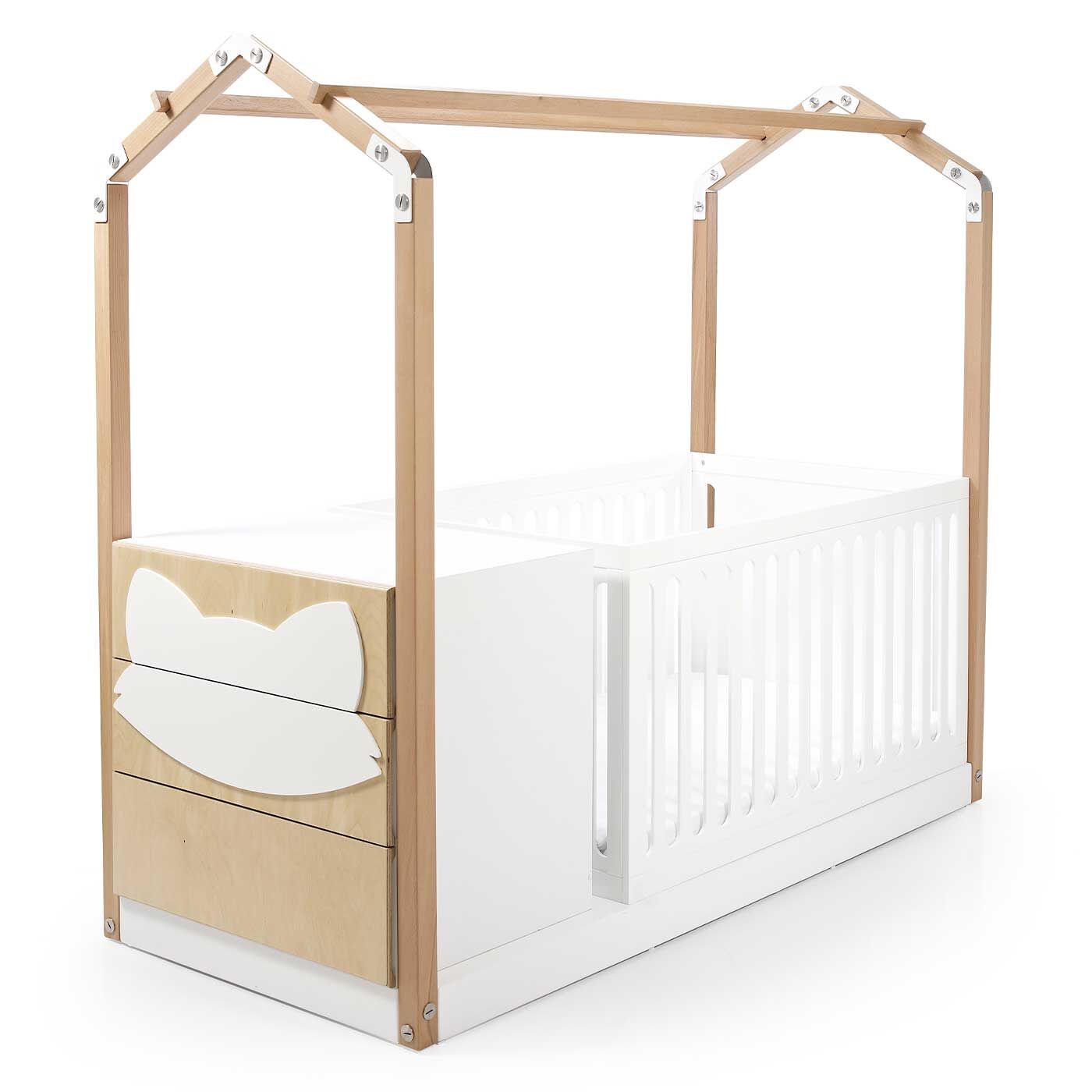 Casa E Crib Montessori Growing Baby Bed